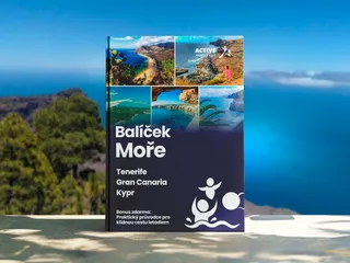 Moře s dětmi – balíček průvodců Tenerife, Gran Canaria, Kypr + tipy pro pohodový let