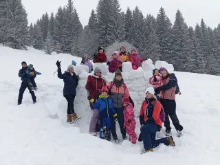 Zimní Krkonoše s dětmi