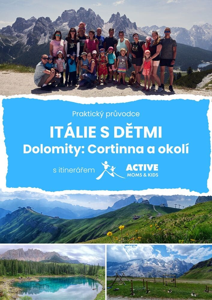 Active moms & kids - Průvodce Dolomity - Cortinna a okolí - úvodní strana